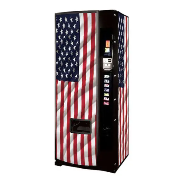 Dixie Narco Model 276E 12 oz Can Machine – USA Flag Graphics
